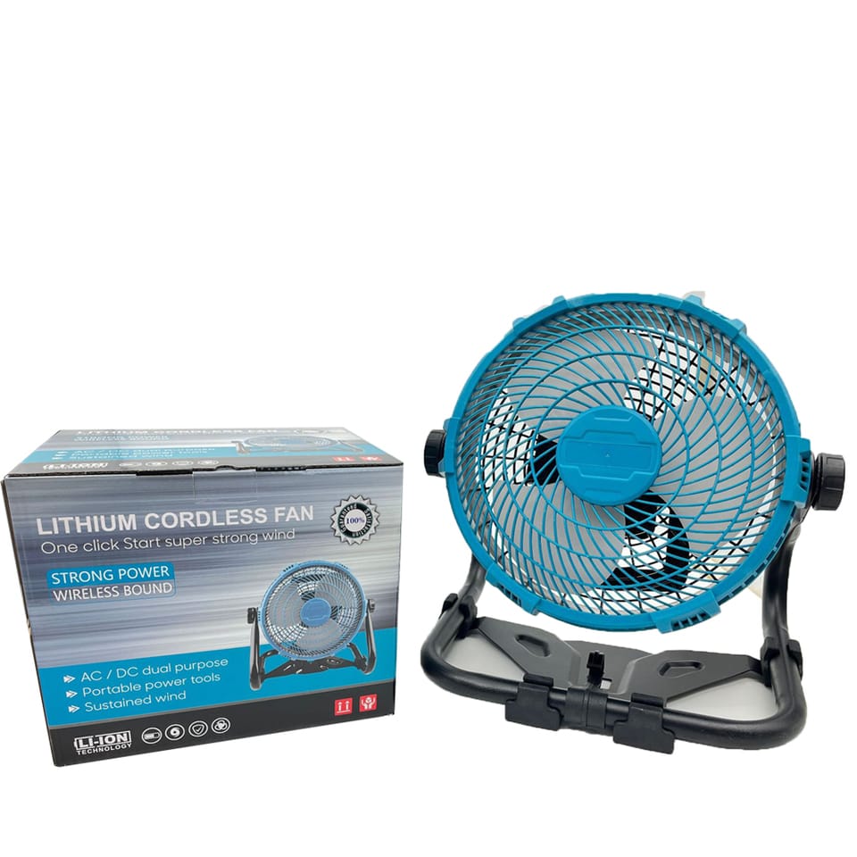 Ventilador Portátil Inalámbrico con Batería de Litio